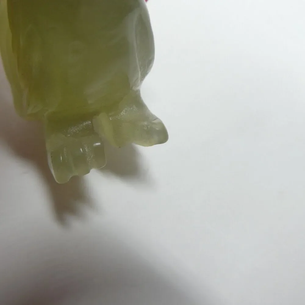 Jade Rooster Figurine Carved Sculpture 2